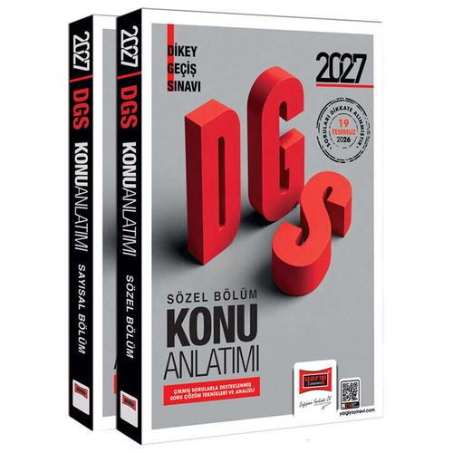 DGS Sayısal-Sözel Bölüm Konu Anlatımlı Modüler Set Yargı Yayınları 2027