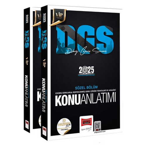 DGS VİP Sayısal-Sözel Yetenek Konu Anlatımlı Set Yargı Yayınları 2025