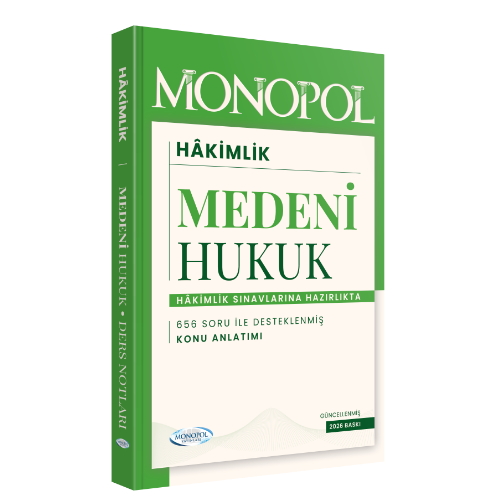Hakimlik Medeni Hukuk Ders Notları ve Soruları Monopol Yayınları 2026