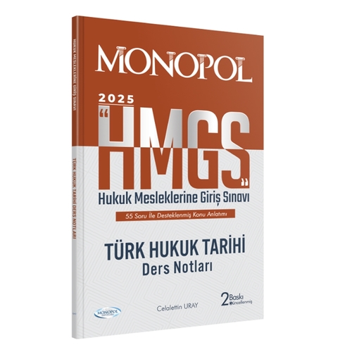 HMGS Türk Hukuk Tarihi Ders Notları Monopol Yayınları 2025