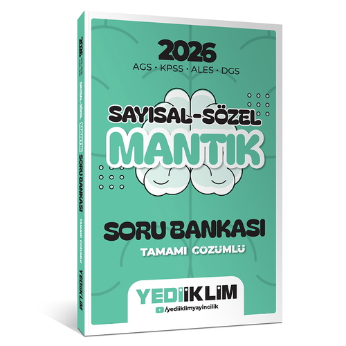 KPSS ALES DGS Sayısal Sözel Mantık Soru Bankası Yediiklim Yayınları 2026