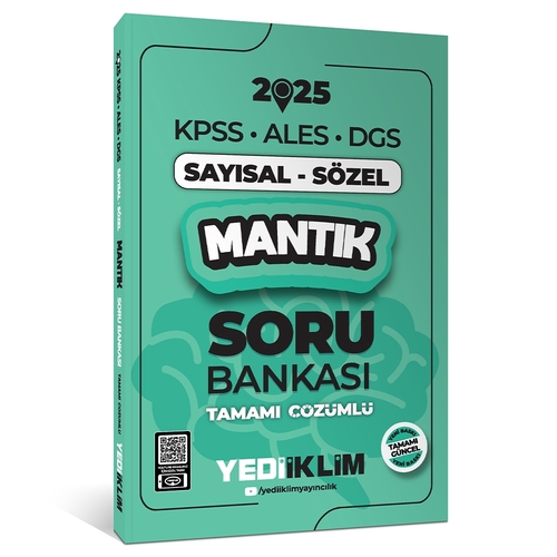 KPSS ALES DGS Sayısal Sözel Mantık Soru Bankası Yediiklim Yayınları 2025