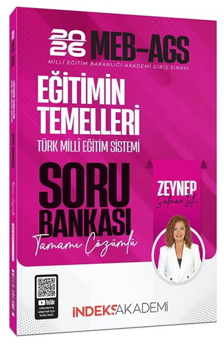 MEB AGS Eğitimin Temelleri ve Türk Milli Eğitim Sistemi Soru Bankası İndeks Akademi Yayınları 2026