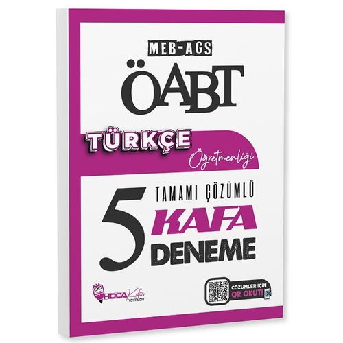 ÖABT MEB AGS Türkçe Öğretmenliği 5 Kafa Deneme Çözümlü Hoca Kafası Yayınları 2025