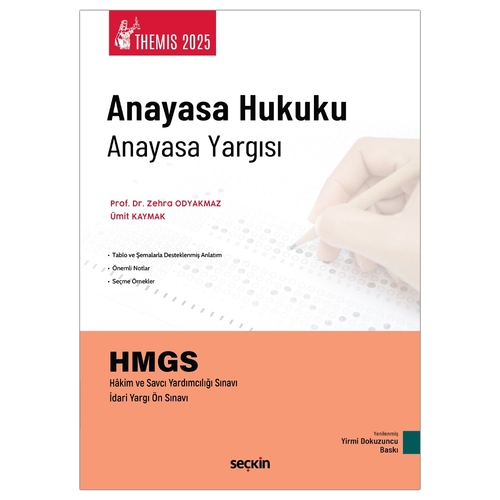 THEMIS Anayasa Hukuku Anayasa Yargısı Konu Kitabı - Zehra Odyakmaz, Ümit Kaymak 2025