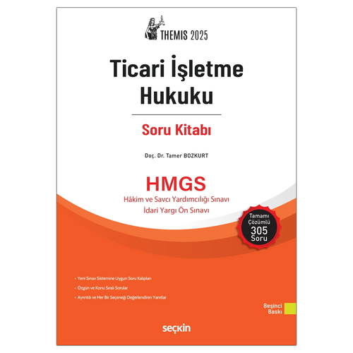THEMIS Ticari İşletme Hukuku Soru Kitabı - Tamer Bozkurt 2025