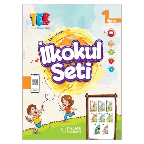 1. Sınıf Tek İlkokul Seti (2. Dönem) Palme Yayınları