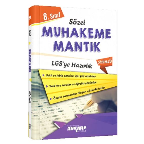 8. Sınıf LGS\'ye Hazırlık Sözel Muhakeme Mantık Soru Bankası Ankara Yayıncılık
