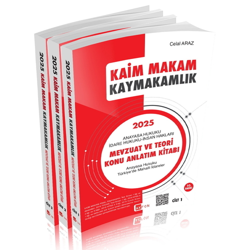 Kaim Makam Kaymakamlık Mevzuat ve Teori Konu Anlatımı Akfon Yayınları 2025