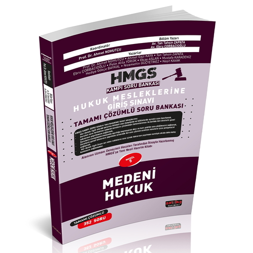 Kelepir Ürün İadesizdir - HMGS Kampı Medeni Hukuk Tamamı Çözümlü Soru Bankası Savaş Yayınları 2025