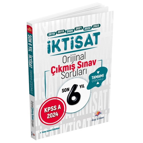 KPSS A Grubu İktisat Son 6 Yıl Çıkmış Sorular Dizgi Kitap Yayınları 2024