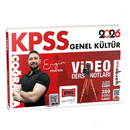 KPSS Genel Kültür Coğrafya Video Ders Notları Yargı Yayınları 2026