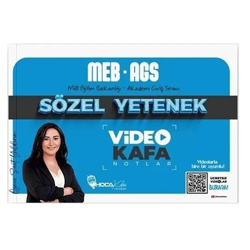 MEB AGS AGS Sözel Yetenek Video Kafa Notlar Hoca Kafası Yayınları 2025