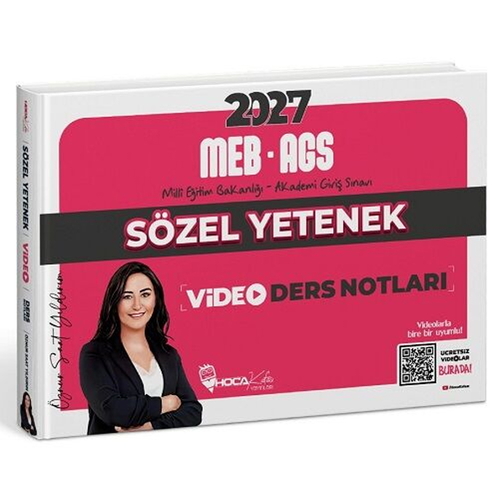 MEB AGS AGS Sözel Yetenek Video Kafa Notlar Hoca Kafası Yayınları 2027
