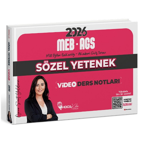 MEB AGS AGS Sözel Yetenek Video Kafa Notlar Hoca Kafası Yayınları 2026