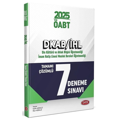 ÖABT Din Kültürü Öğretmenliği Tamamı Çözümlü 7 Deneme Data Yayınları 2025