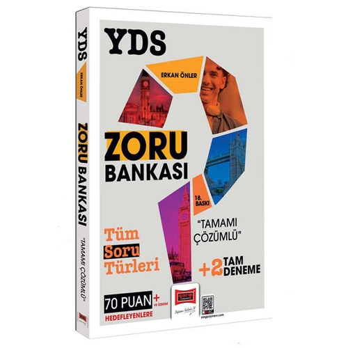 YDS Tamamı Çözümlü Zoru Bankası +2 Deneme İlaveli Yargı Yayınları 2025
