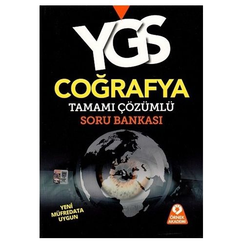 YGS Coğrafya Tamamı Çözümlü Soru Bankası Örnek Akademi Yayınları
