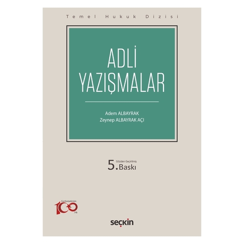 Adli Yazışmalar Temel Hukuk Dizisi - Adem Albayrak, Zeynep Albayrak Açı