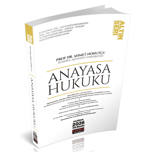 Anayasa Hukuku Konu Anlatımı Altın Seri Savaş Yayınları Haziran 2026