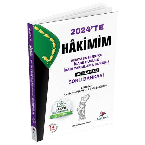 HAKİMİM Anayasa, İdare, İdari Yargılama Soru Bankası Dizgi Kitap Yayınları 2024