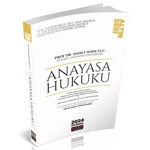 Kelepir Ürün İadesizdir - Anayasa Hukuku Konu Anlatımı Altın Seri Savaş Yayınları 2024