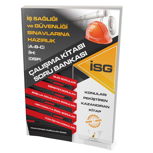 Kelepir Ürün İadesizdir - İSG İş Sağlığı ve Güvenliği Çalışma Kitabı Pelikan Yayınları