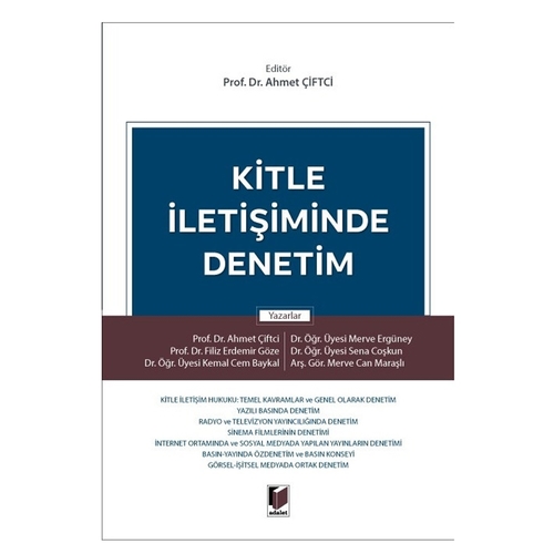 Kitle İletişiminde Denetim - Ahmet Çiftci