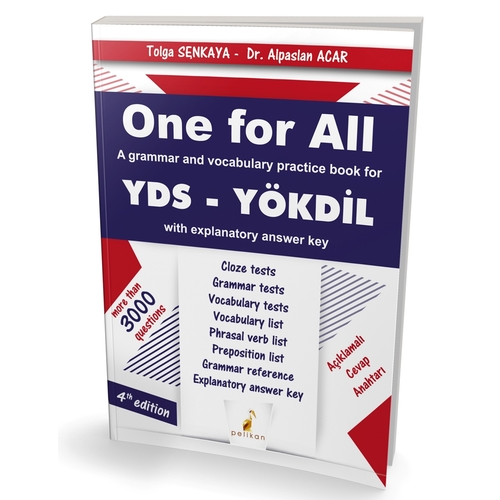 One For All A Grammar and Vocabulary Practice Book For YDS - Alpaslan Acar, Tolga Şenkaya