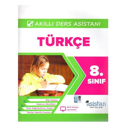 8. Sınıf Türkçe Akıllı Ders Asistanı Asistan Yayınları