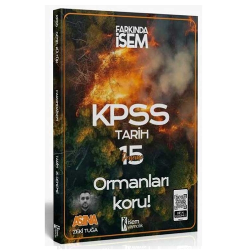 Farkında İsem KPSS Tarih 15 Deneme İsem Yayınları 2025