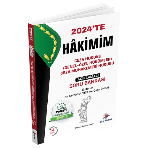 HAKİMİM Ceza Hukuku (Genel-Özel Hükümler) CMH Dizgi Kitap Yayınları 2024