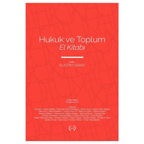 Hukuk ve Toplum El Kitabı - Austin Sarat