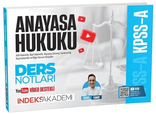 KPSS A Grubu Anayasa Hukuku Video Ders Notları İndeks Akademi Yayınları 2026