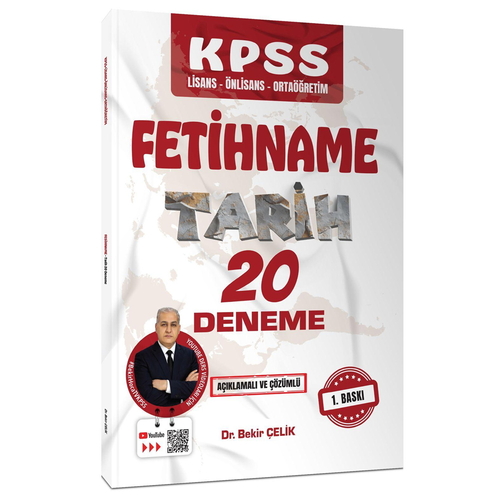 KPSS FETİHNAME Tarih 20 Deneme - Bekir Çelik 2026