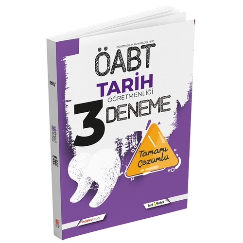 ÖABT Tarih Öğretmenliği 3 Deneme Çözümlü İndeks Akademi Yayınları 2021