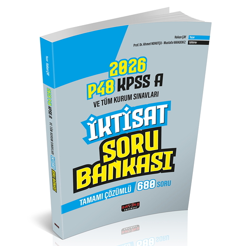 P48 KPSS A Grubu İktisat Tamamı Çözümlü Soru Bankası Savaş Yayınları 2026
