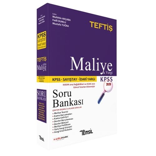 Kelepir Ürün İadesizdir - TEFTİŞ Maliye Vergi Hukuku Soru Bankası Temsil Kitap 2020