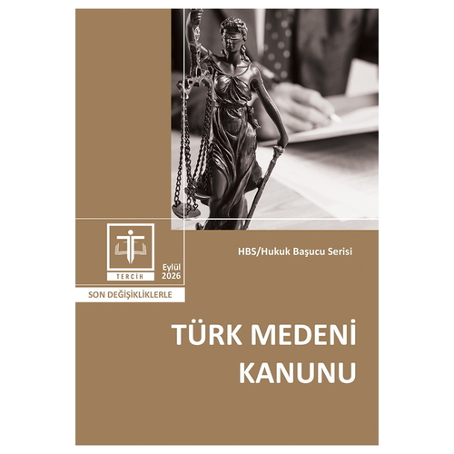 Türk Medeni Kanunu - Tercih Yayınları Kanun Metinleri Eylül 2026