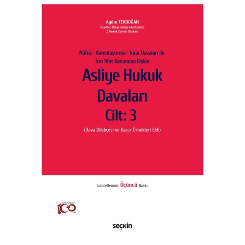 Asliye Hukuk Davaları Cilt 3 - Aydın Tekdoğan