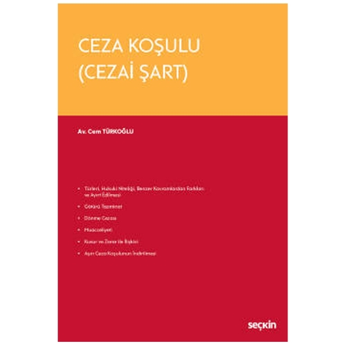 Ceza Koşulu (Cezai Şart) - Cem Türkoğlu