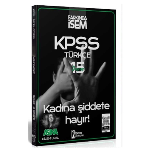 Farkında İsem KPSS Türkçe 15 Deneme İsem Yayınları 2025