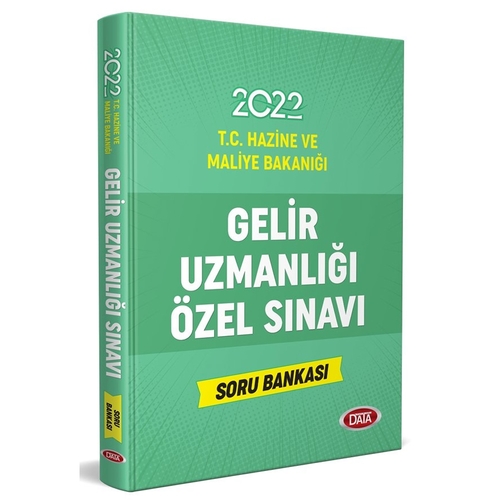Gelir Uzmanlığı Özel Sınavı Soru Bankası Data Yayınları 2022