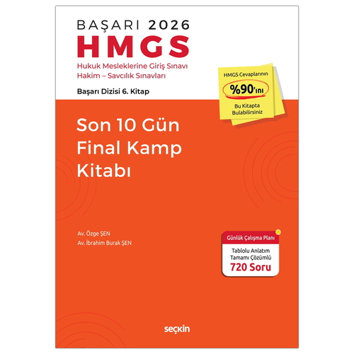 HMGS Son 10 Gün Final Kamp Kitabı - Özge Şen, İbrahim Burak Şen