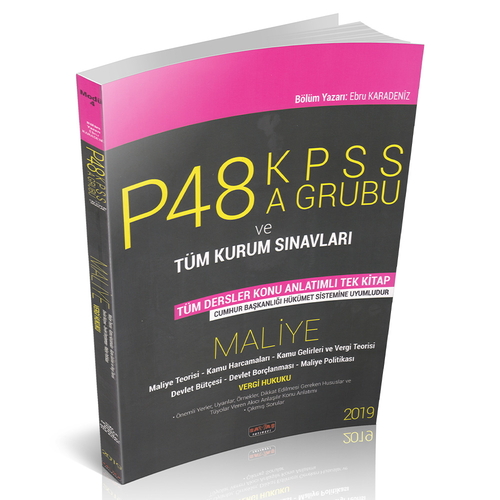 Kelepir Ürün İadesizdir - KPSS P48 A Grubu Maliye Konu Anlatımlı Savaş Yayınları 2019