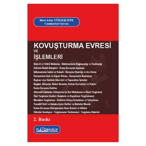 Kovuşturma Evresi ve İşlemleri - Mert Asker Yüksektepe