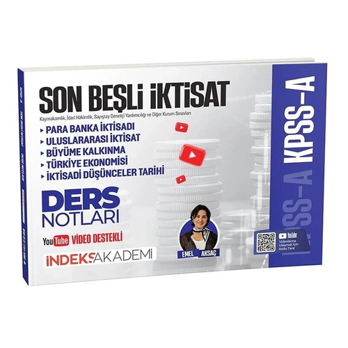 KPSS A Grubu İktisat Son Beşli Video Ders Notları İndeks Akademi Yayınları 2026