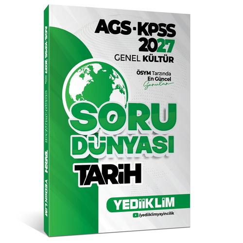 KPSS Genel Kültür Tarih Soru Dünyası Yediiklim Yayınları 2027