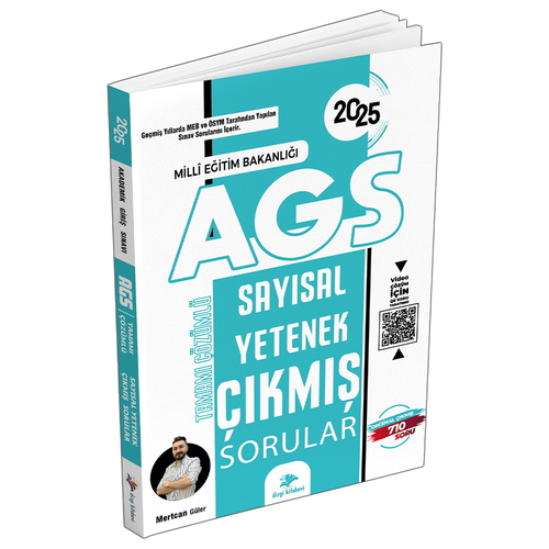 MEB AGS Sayısal Yetenek Video Çözümlü Çıkmış Sorular Dizgi Kitap Yayınları 2025