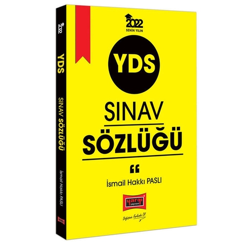 YDS Sınav Sözlüğü Yargı Yayınları 2022